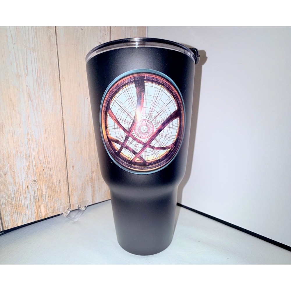 Marvel Doctor Strange Tumbler Unisex 27oz Black NEW Sanctum Sanctorum Cup